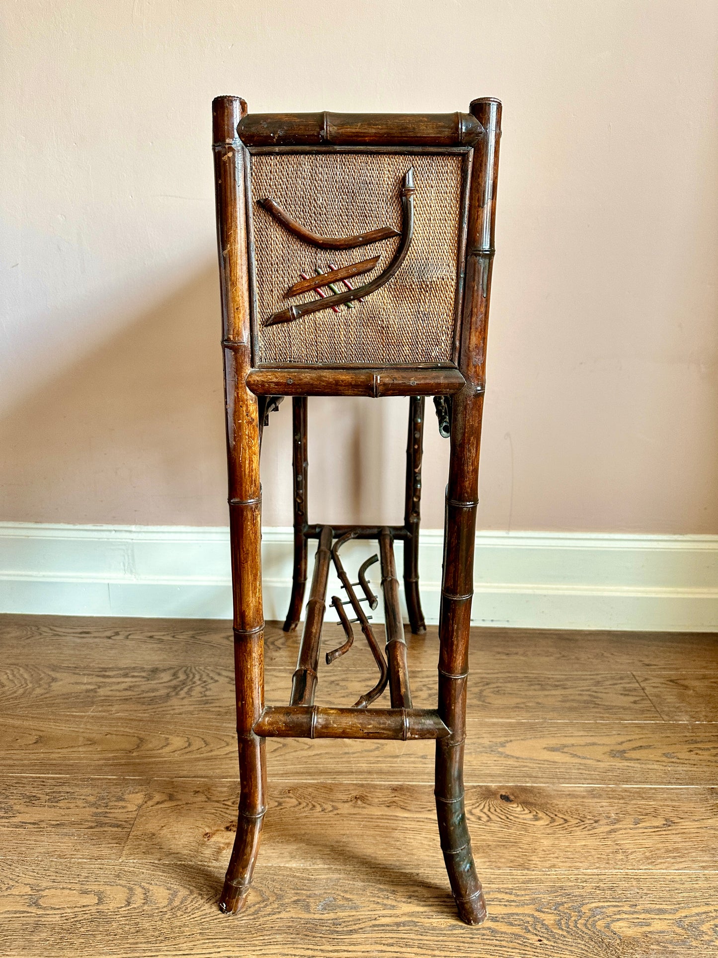Napoleon III Bamboo and Tile Planter Jardinière