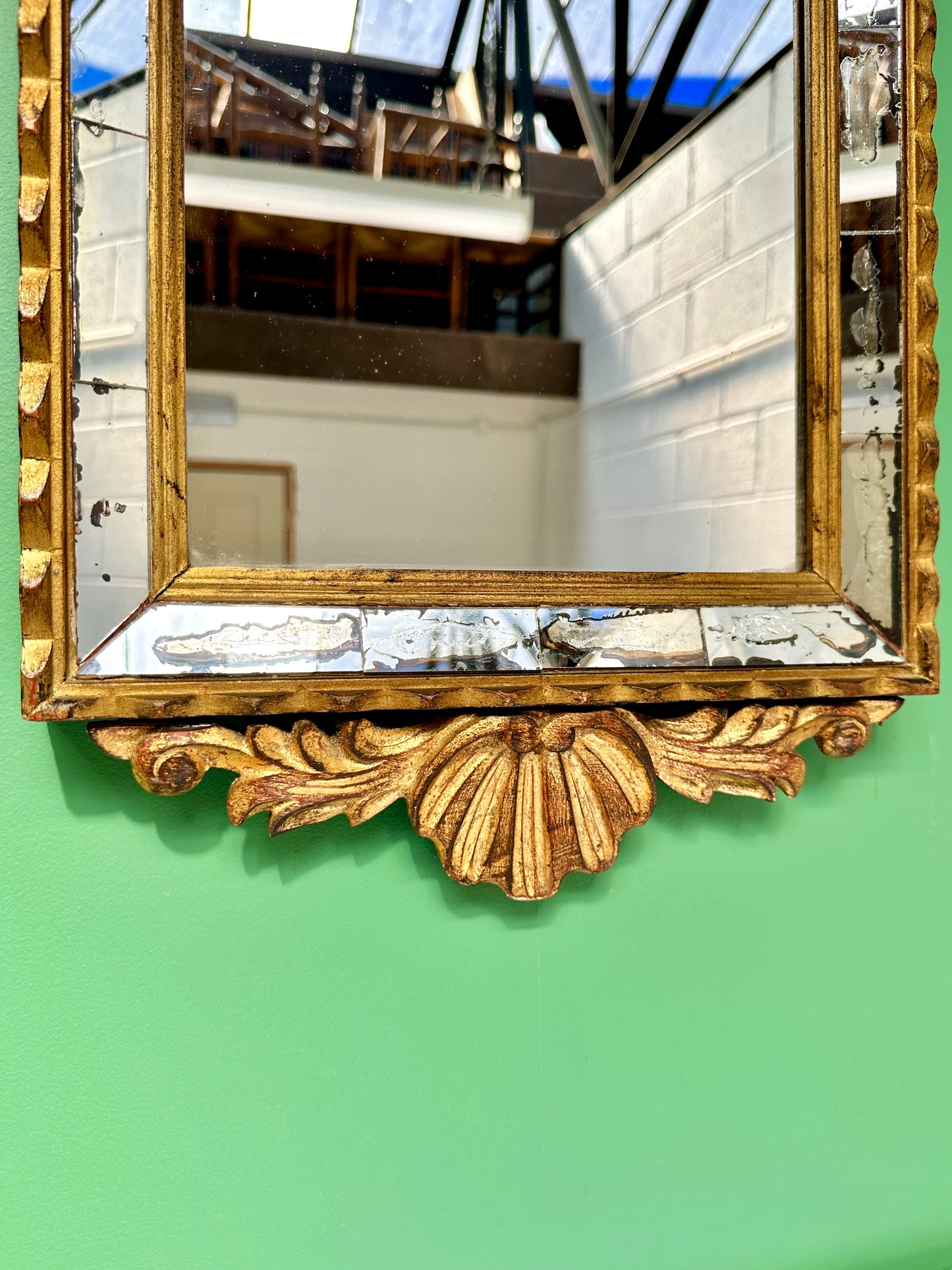 C19th French Giltwood Pier Mirror