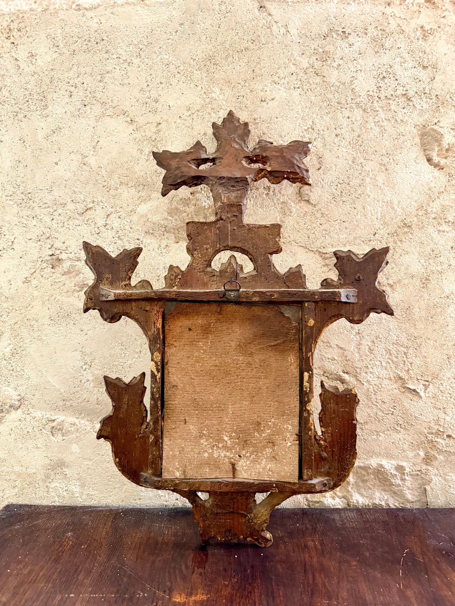 C18th Spanish Rococo Giltwood Mirror