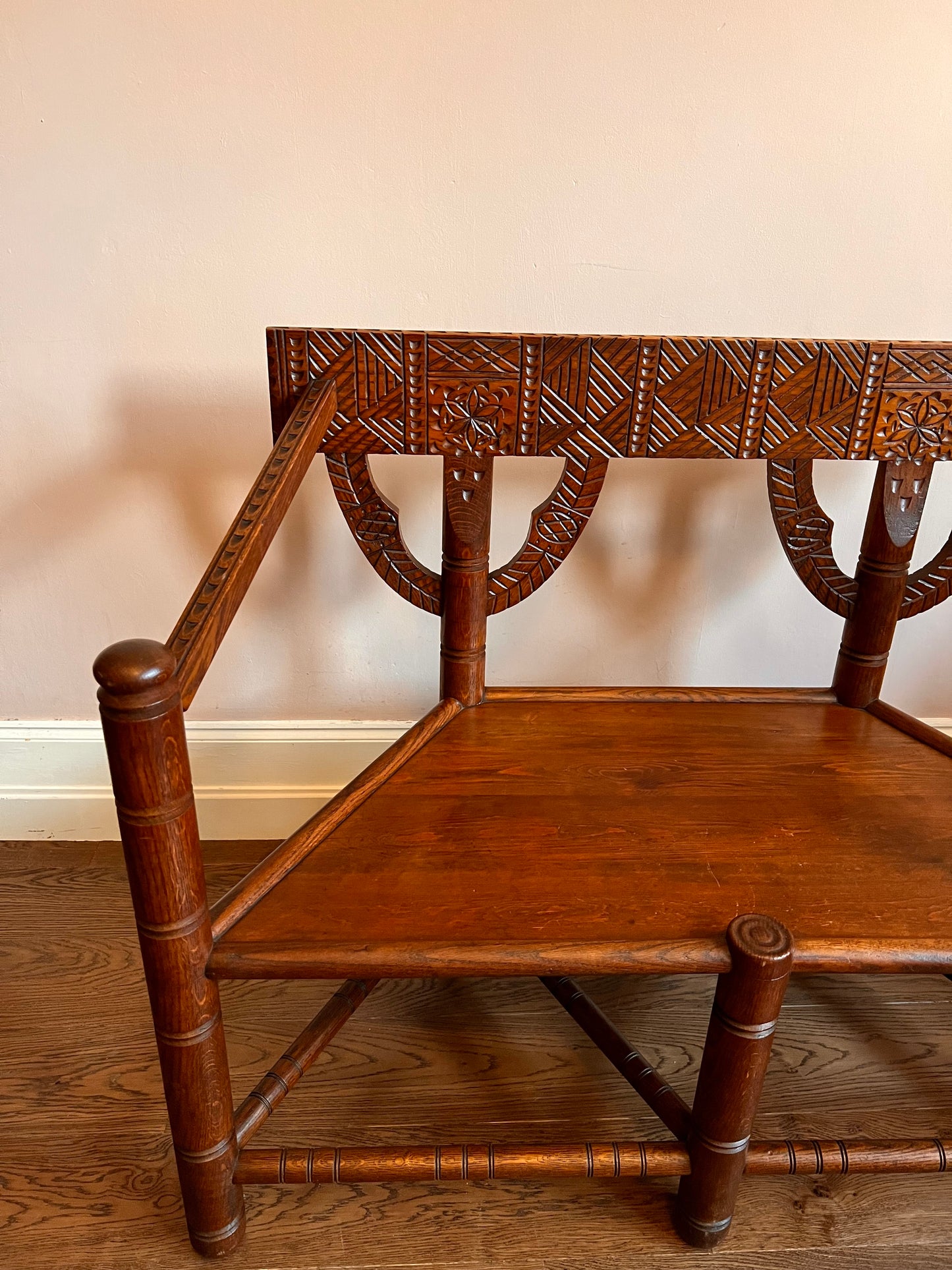 1950s Swedish Monks Bench