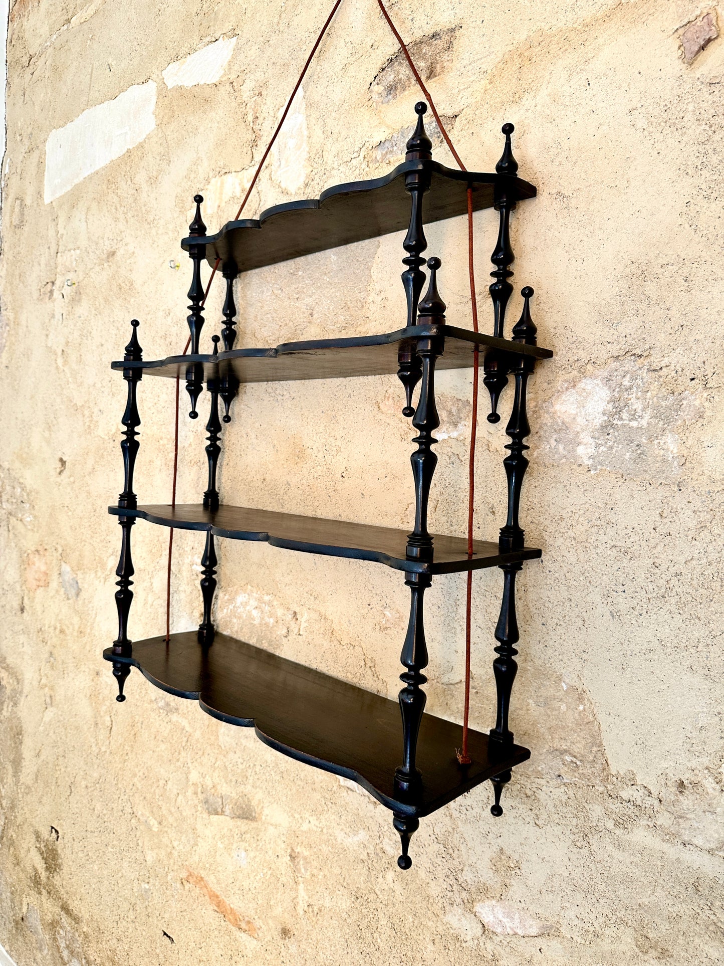 Napoleon III Ebonised Wall Shelf