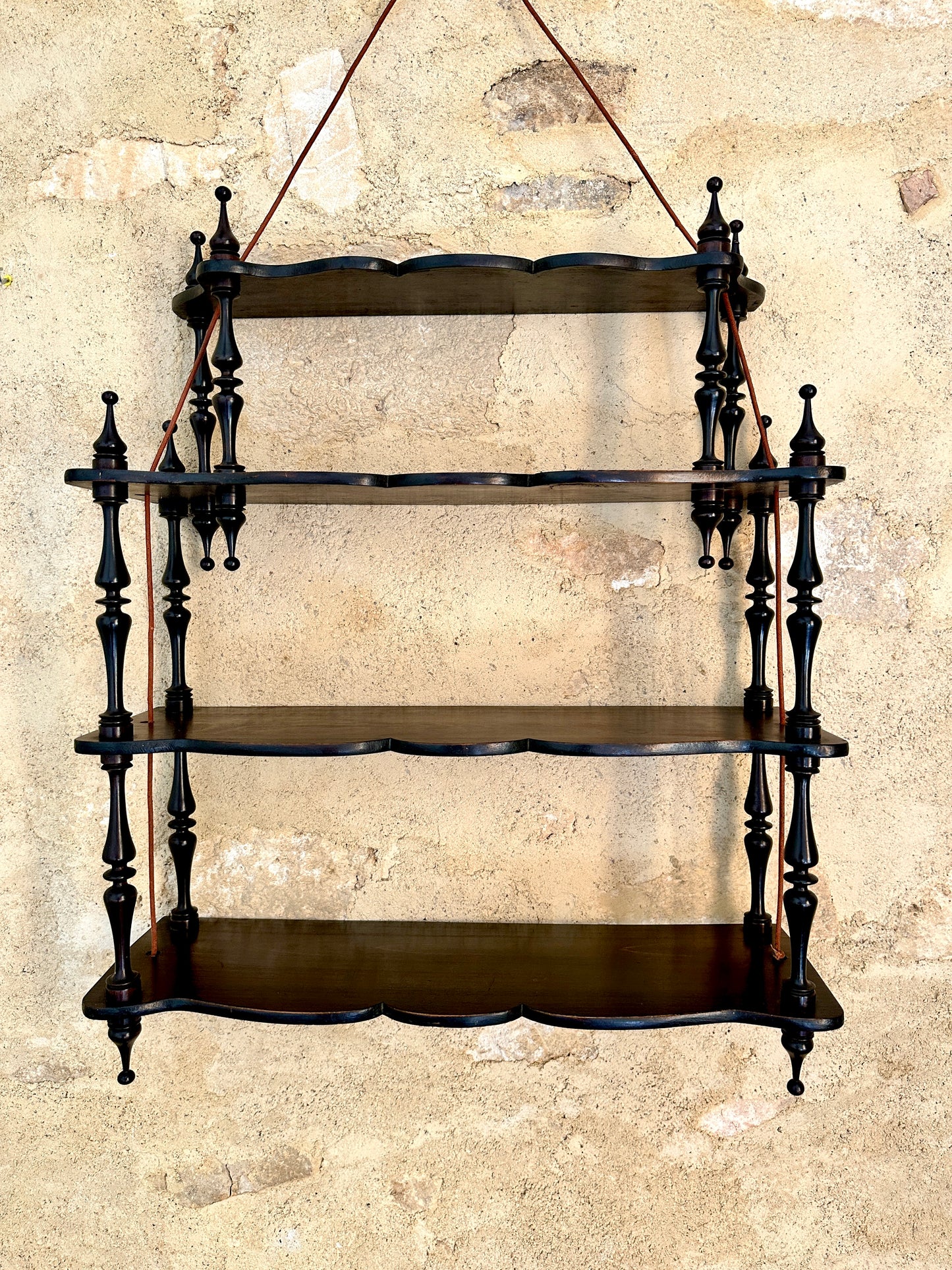 Napoleon III Ebonised Wall Shelf