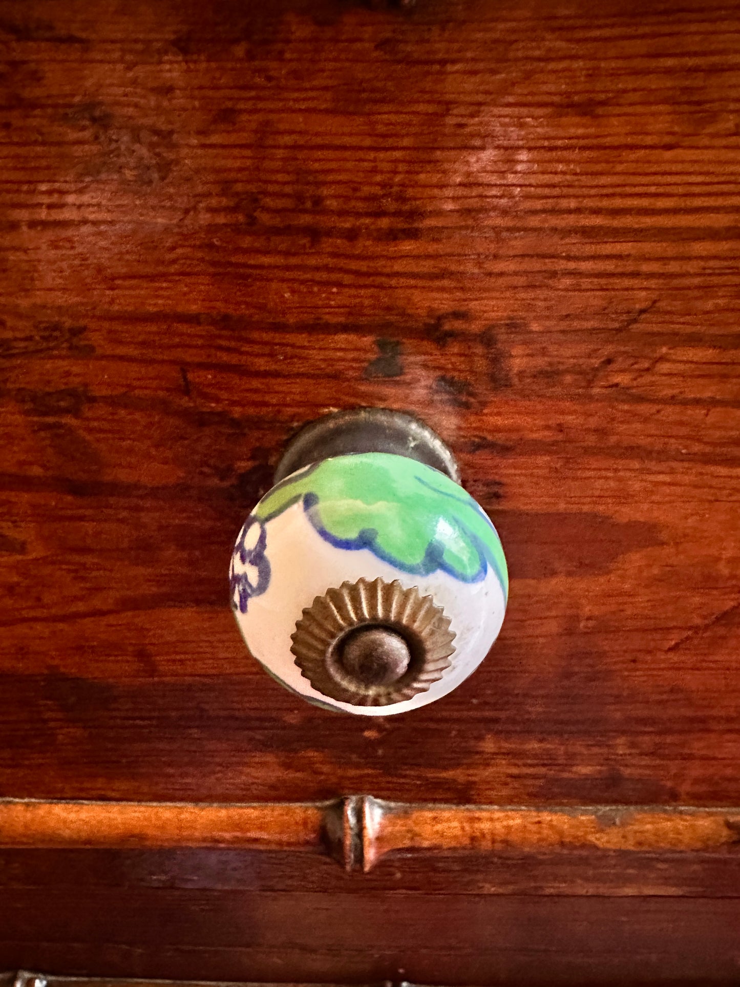 C19th French Faux Bamboo & Marble Dresser