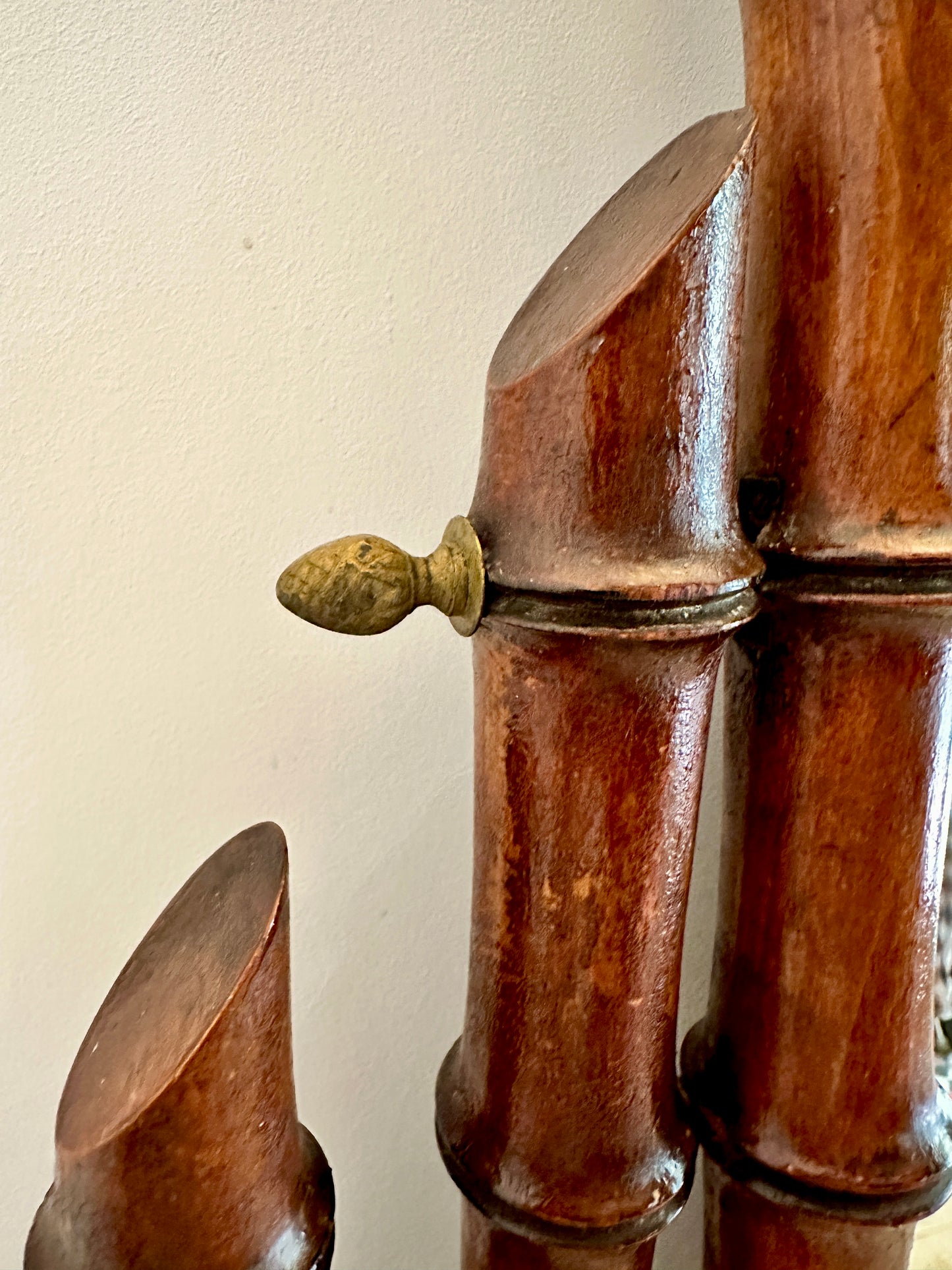 C19th French Faux Bamboo & Marble Dresser