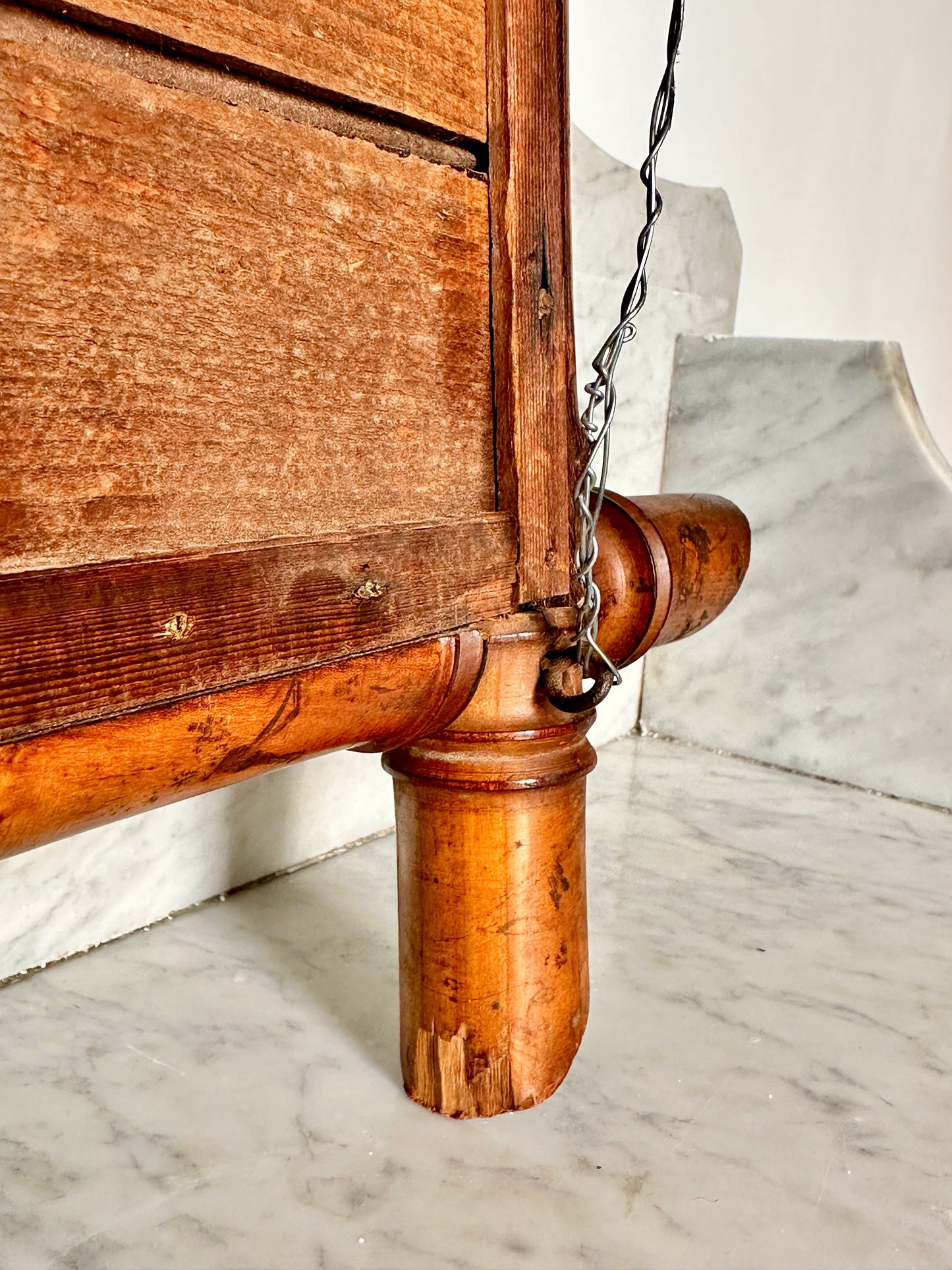 Early C20th Faux Bamboo Mirror
