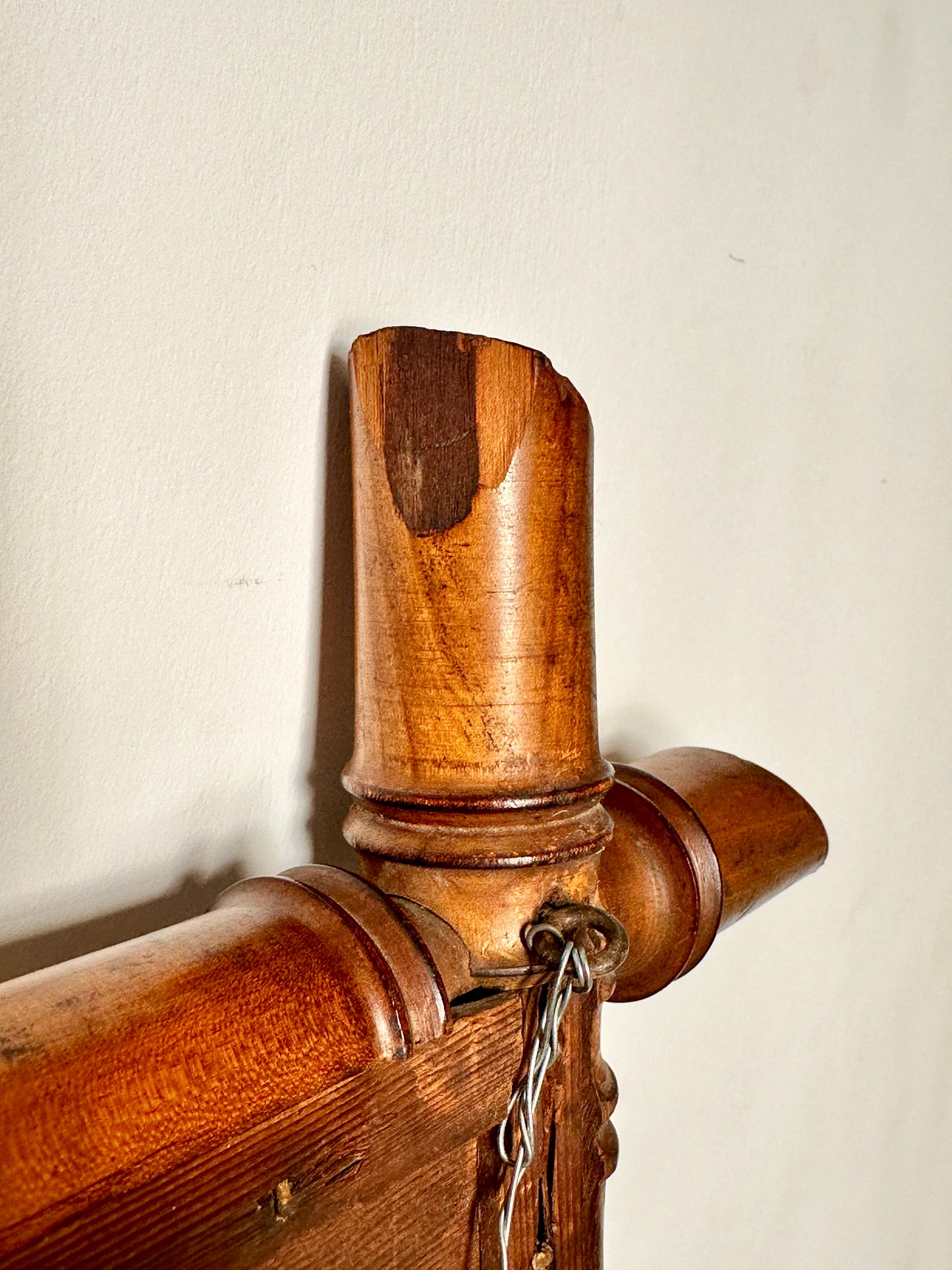 Early C20th Faux Bamboo Mirror