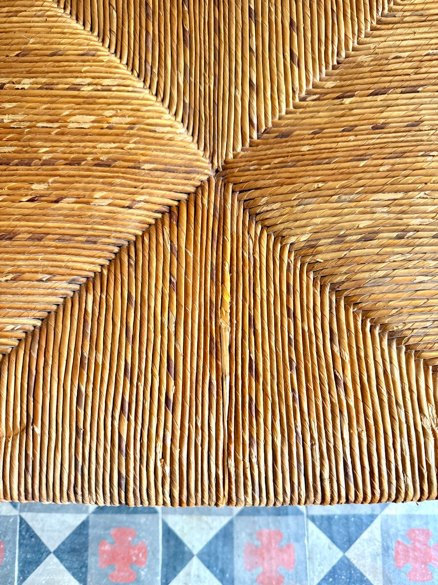 Pair Of Early C20th French bobbin corner chairs