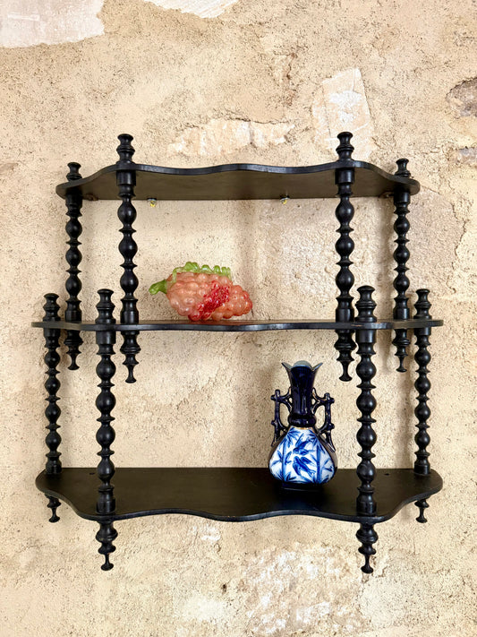 Napoleon III Ebonised Wall Shelf