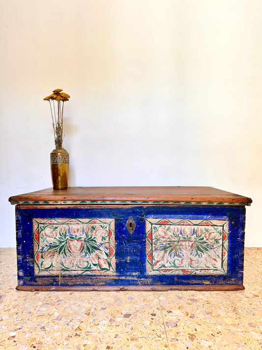 C19th Swedish Folk Art Wedding Chest