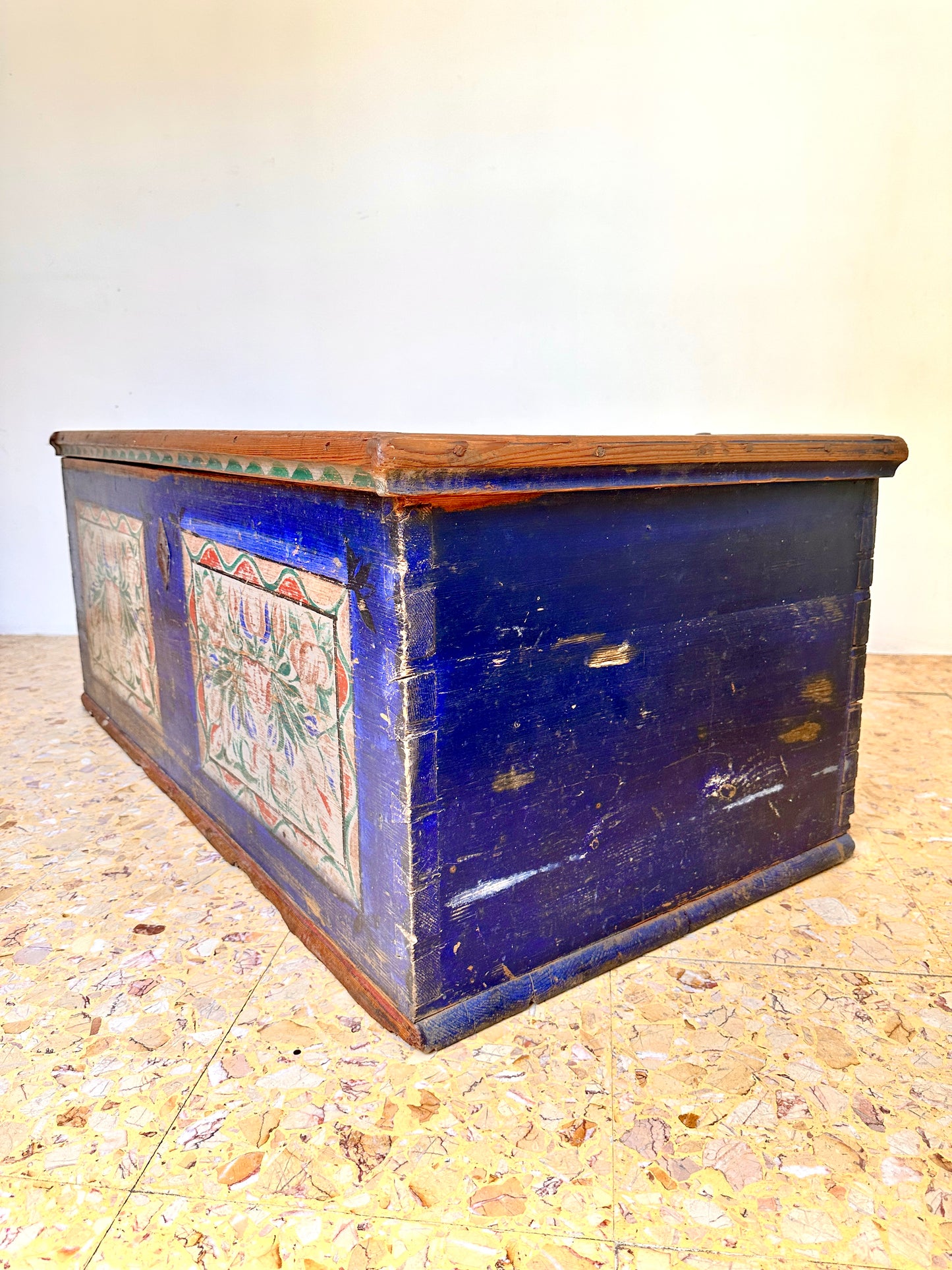 C19th Swedish Folk Art Wedding Chest