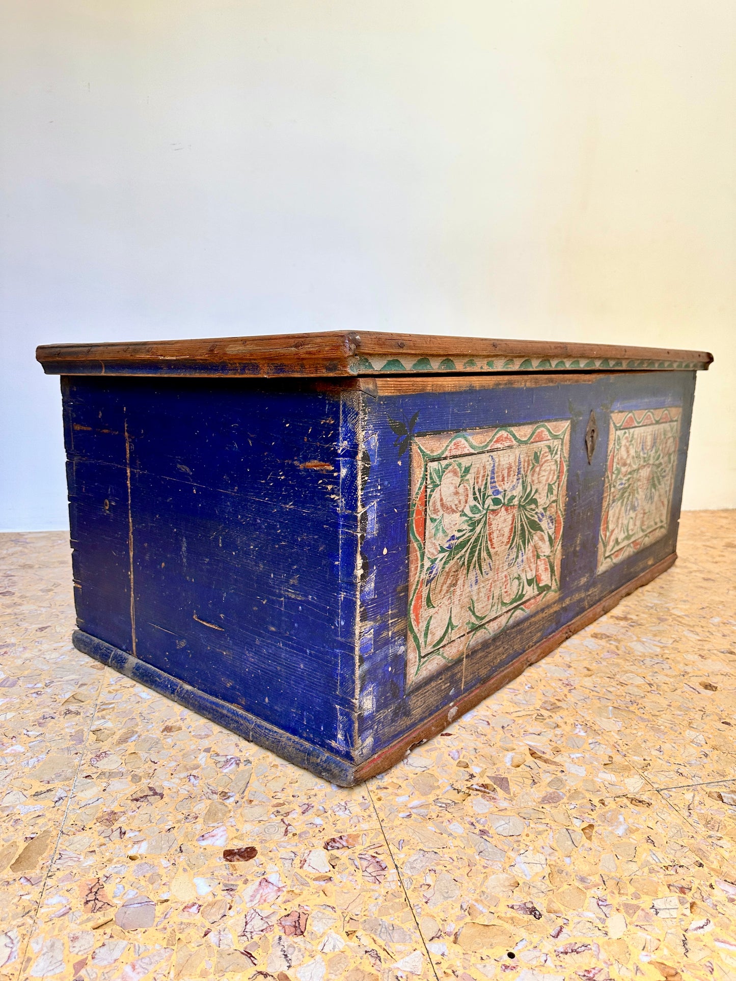 C19th Swedish Folk Art Wedding Chest