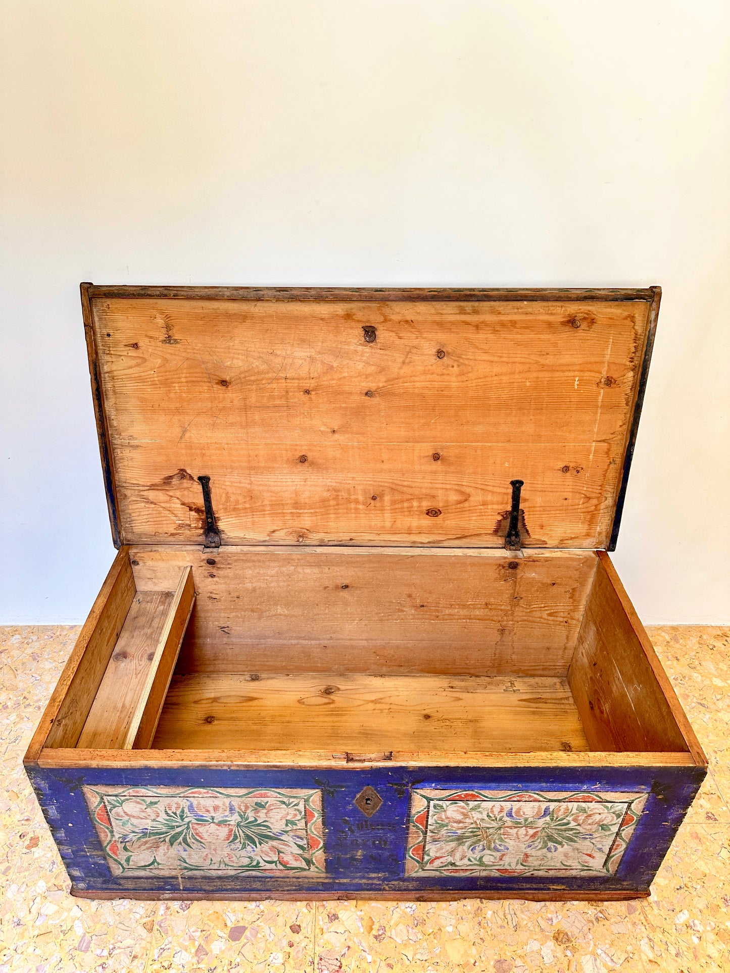 C19th Swedish Folk Art Wedding Chest