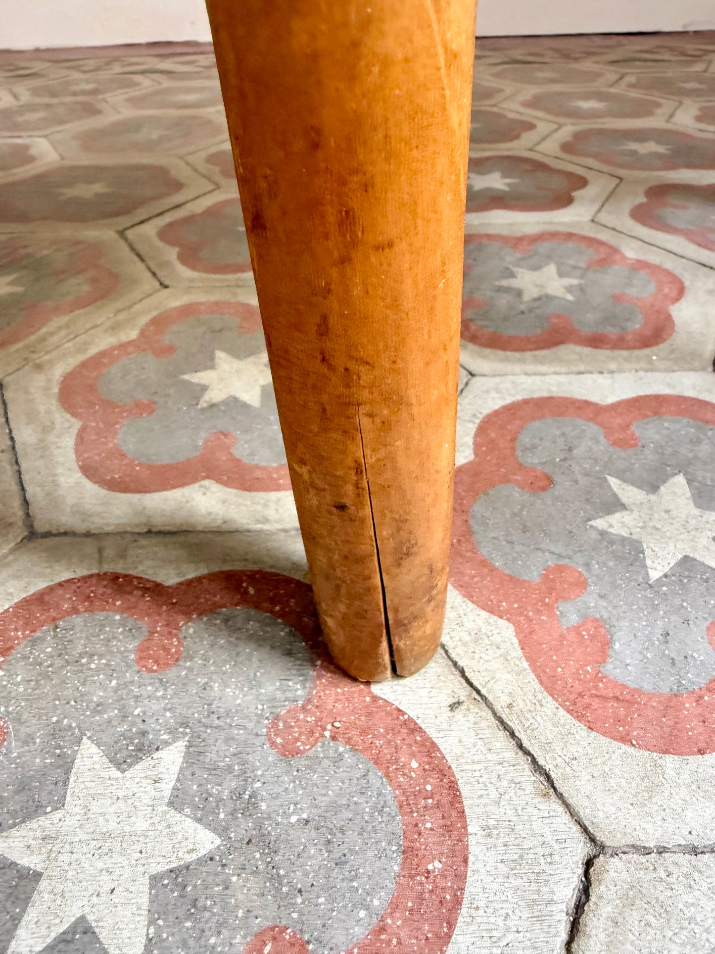 Early C20th Provençal Rush Seat Bench