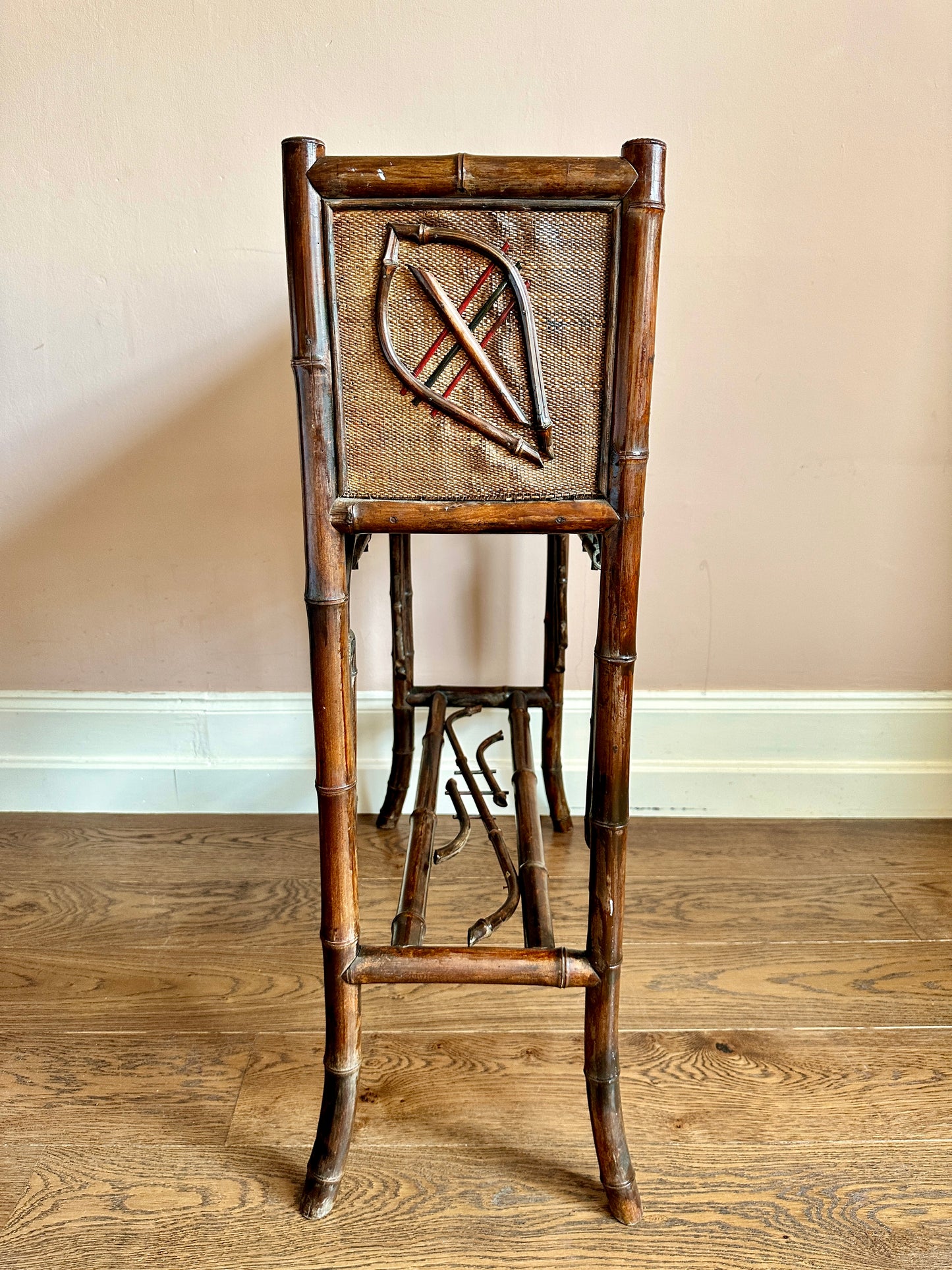 Napoleon III Bamboo and Tile Planter Jardinière