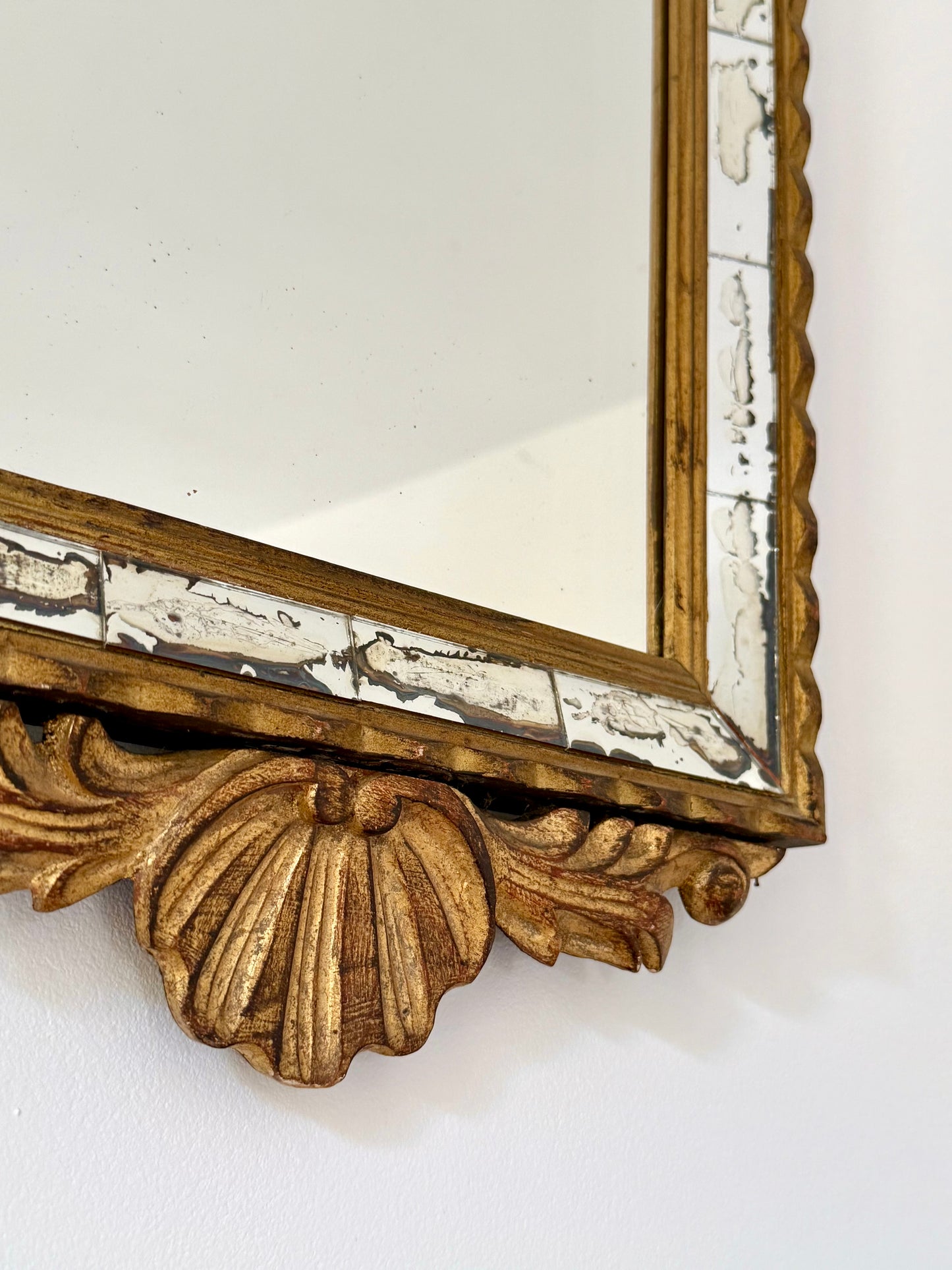 C19th French Giltwood Pier Mirror