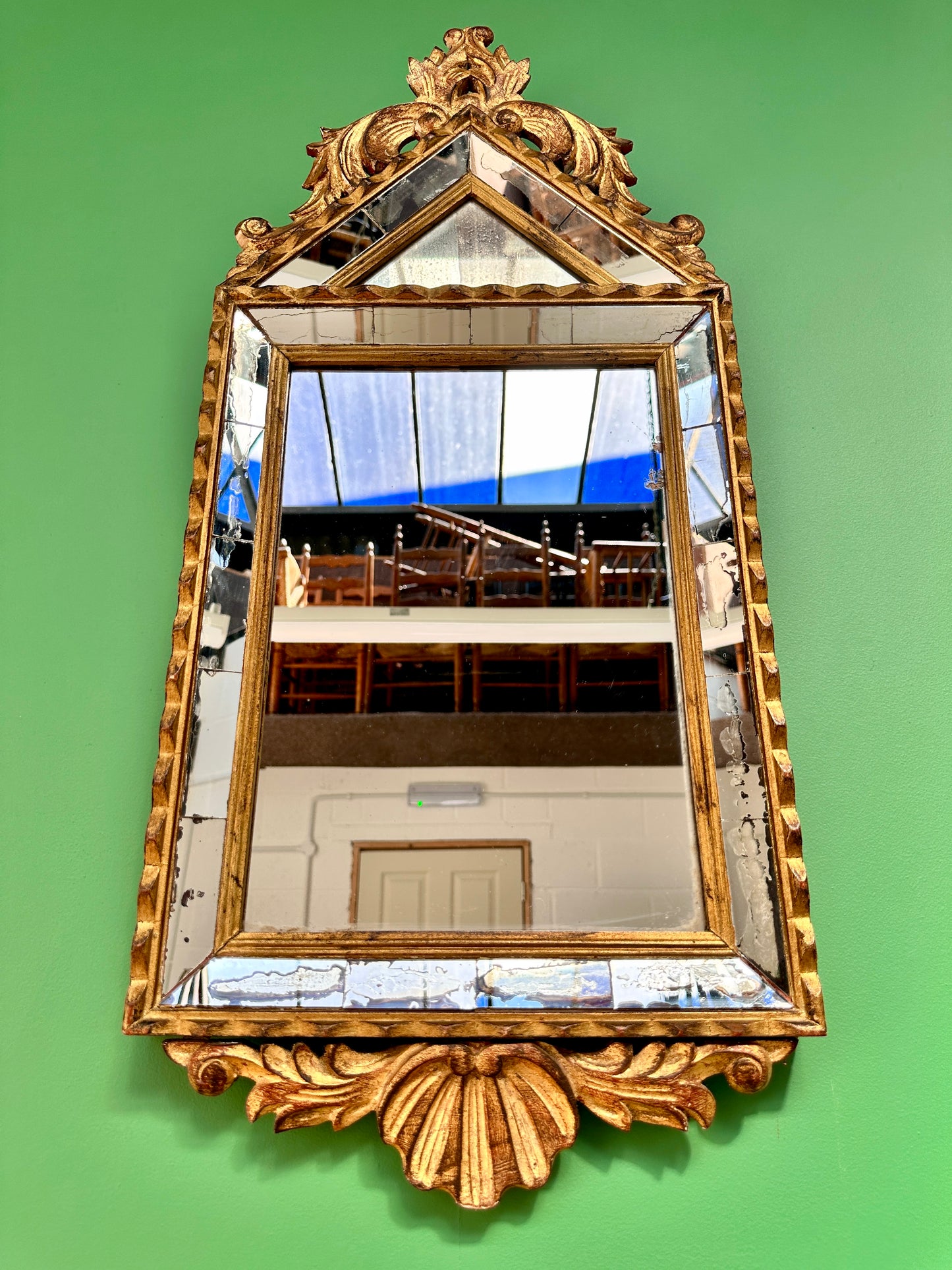 C19th French Giltwood Pier Mirror