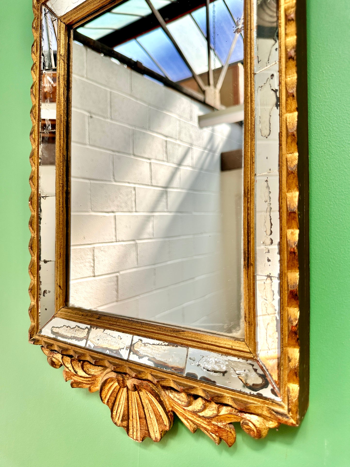 C19th French Giltwood Pier Mirror