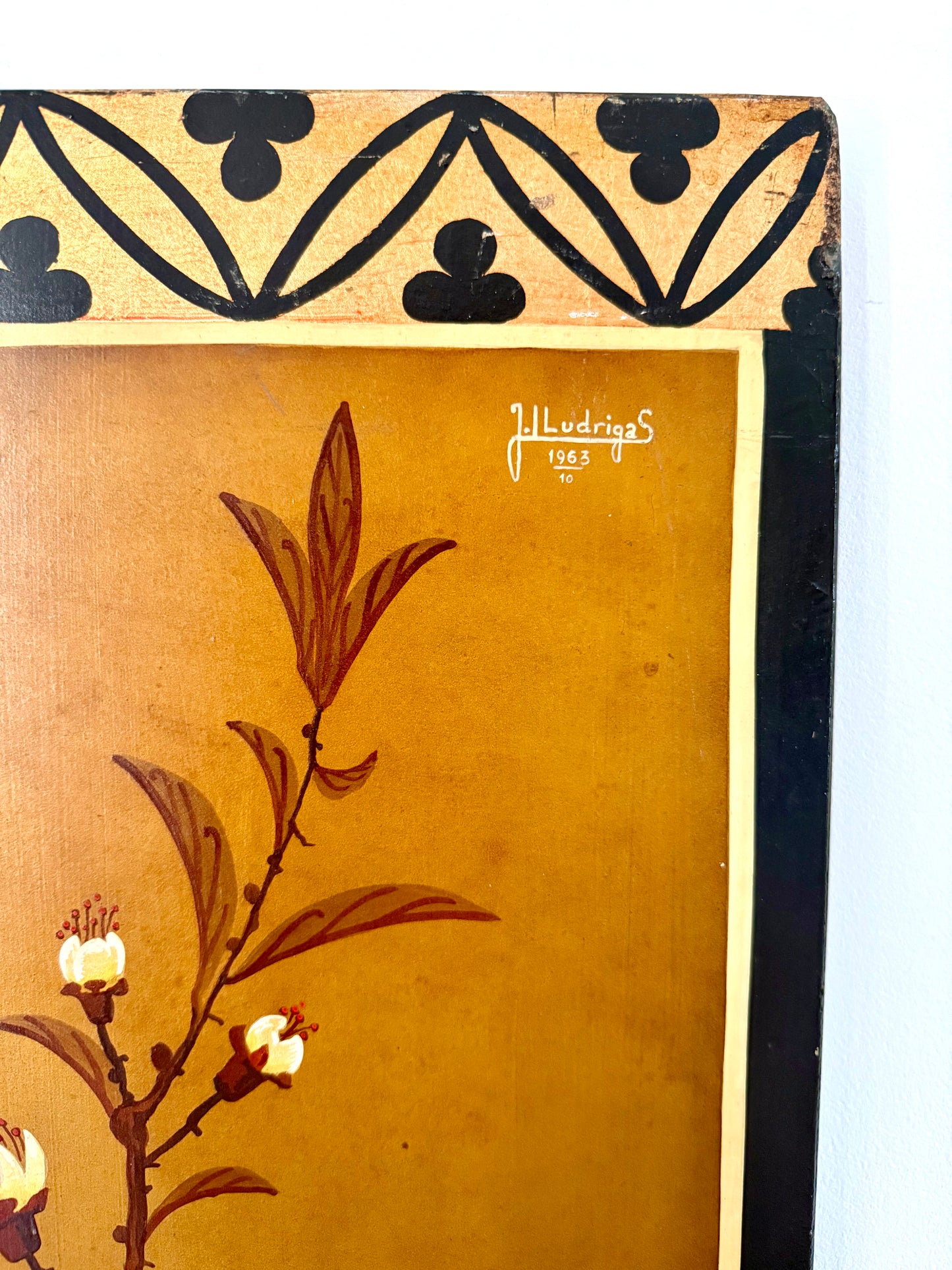 Large Hand-Painted Chinoiserie Wall Panels