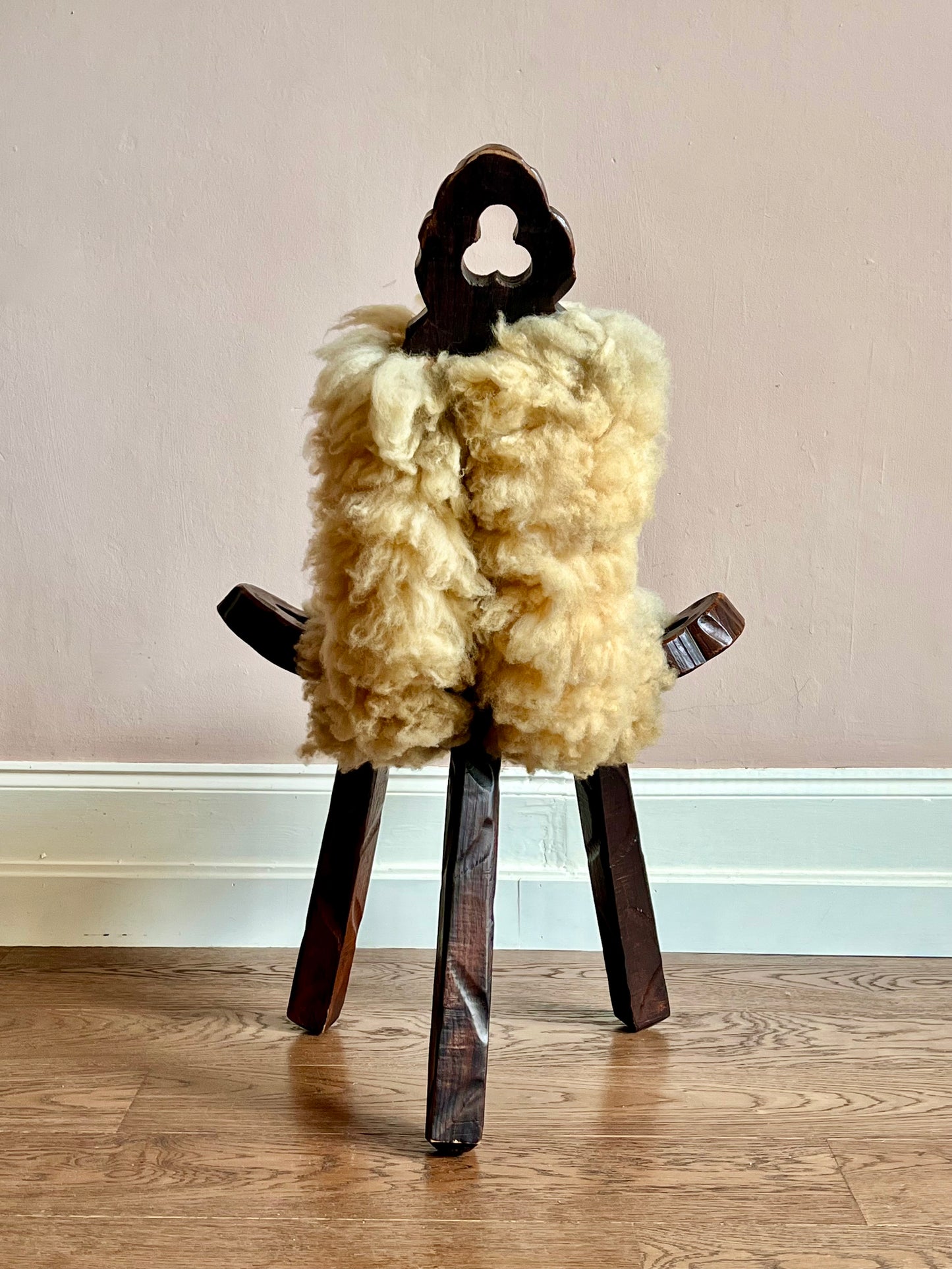 1950s Spanish Brutalist Tripod Chair