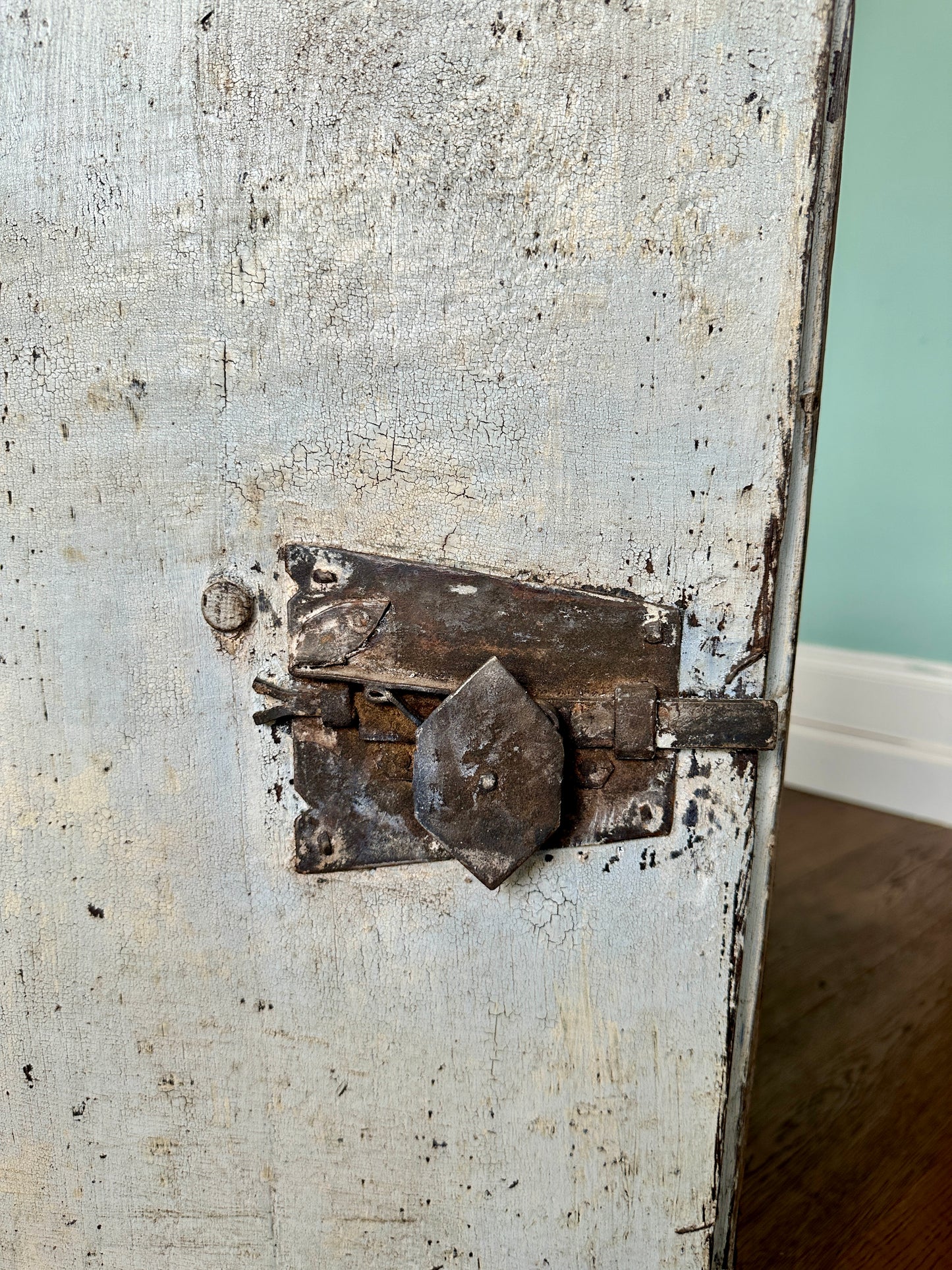 Early C19th Italian Painted Pine Credenza Sideboard