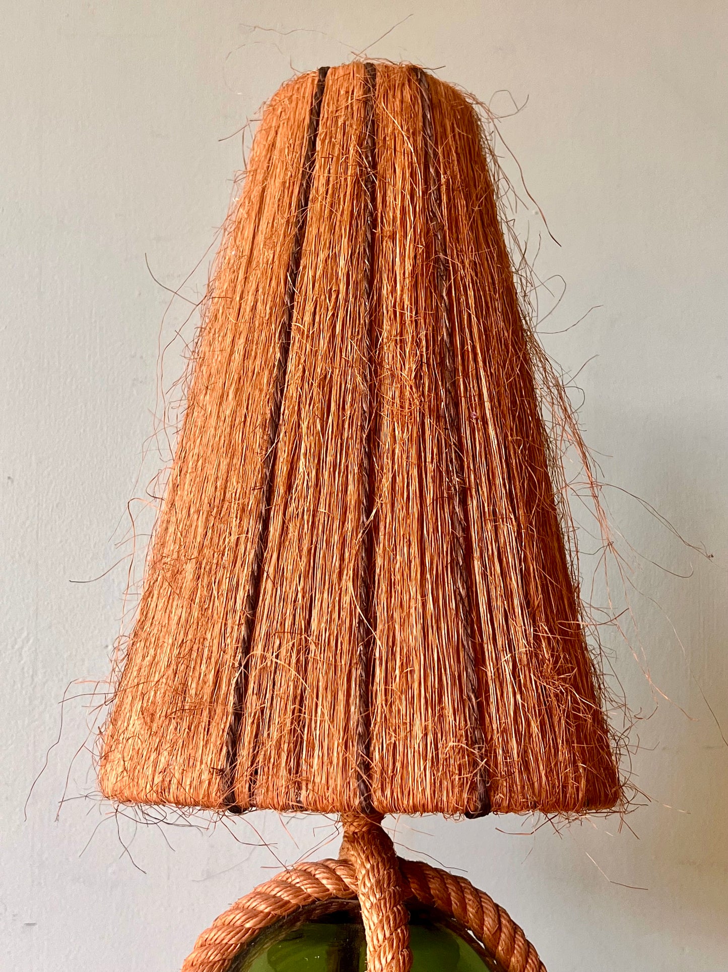 1960s Audoux Minet Rope & Float Lamp