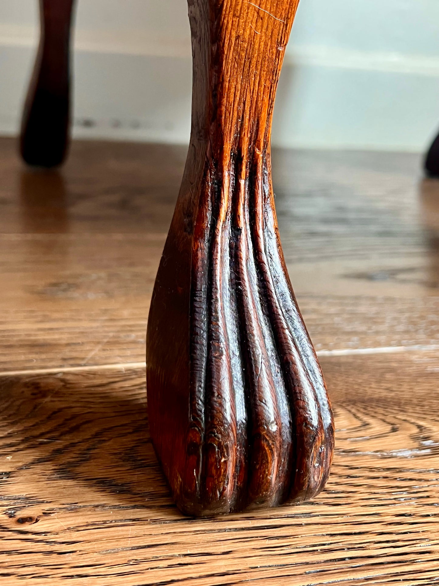 1950s French Lyre Side Table