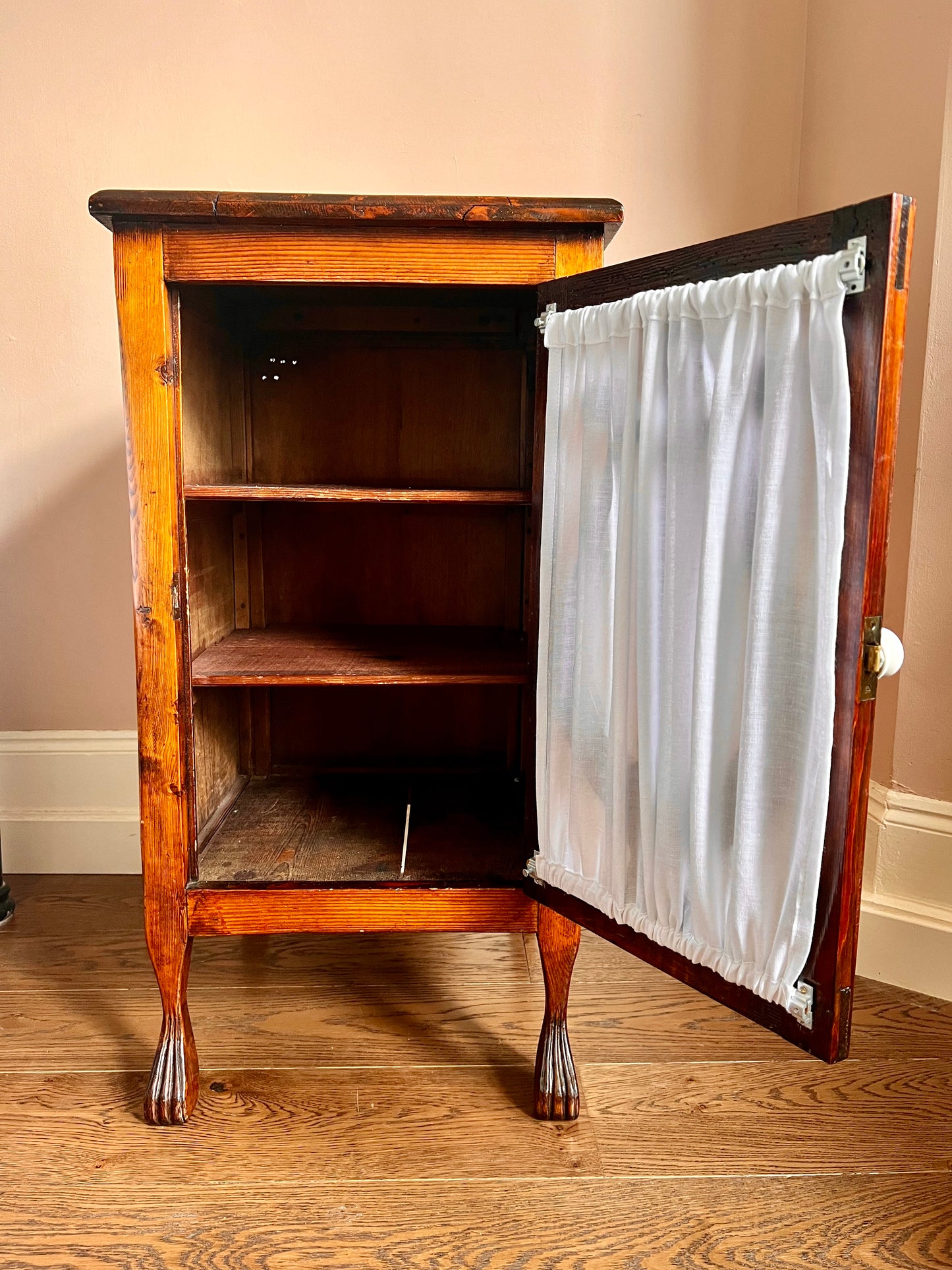 1950s French Lyre Side Table