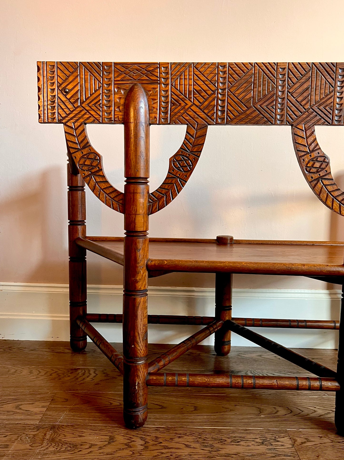 1950s Swedish Monks Bench