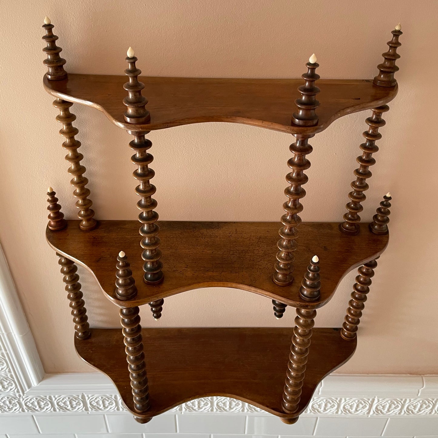 C19th French Mahogany Etagere