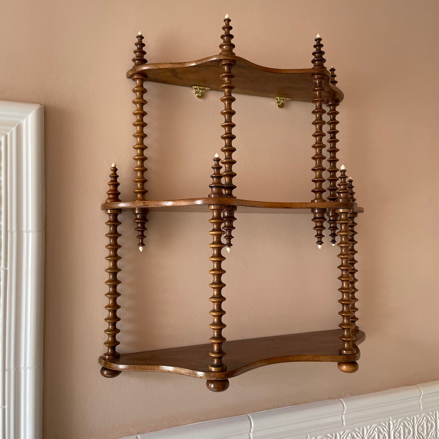 C19th French Mahogany Etagere