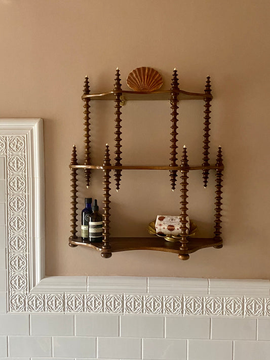 C19th French Mahogany Etagere