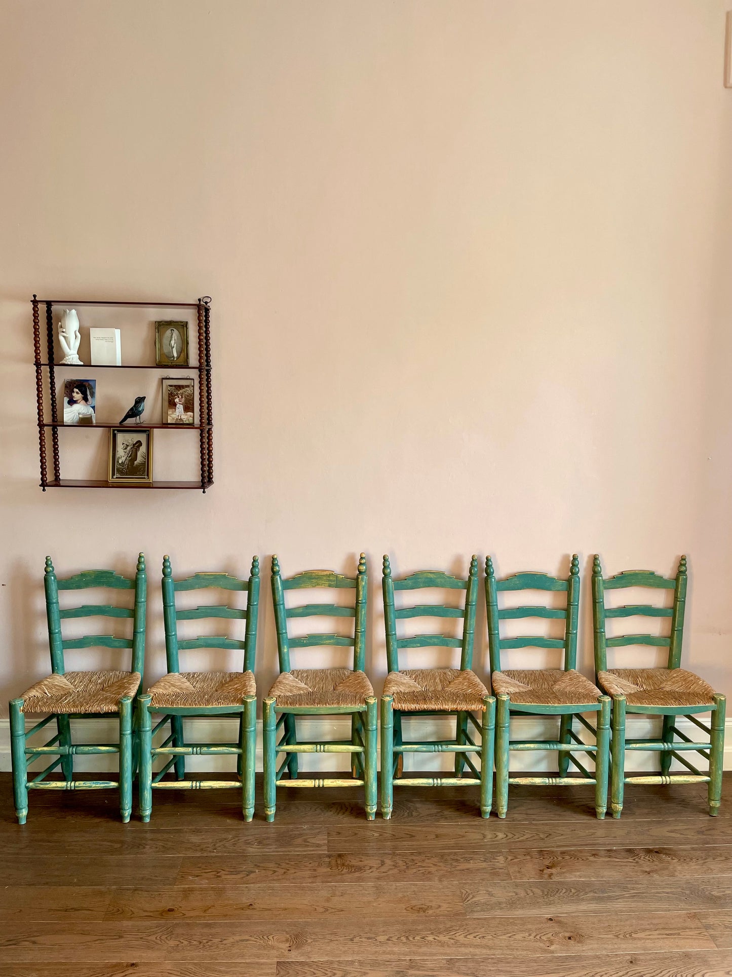 Early C20th Rustic Folk Farmhouse Chairs