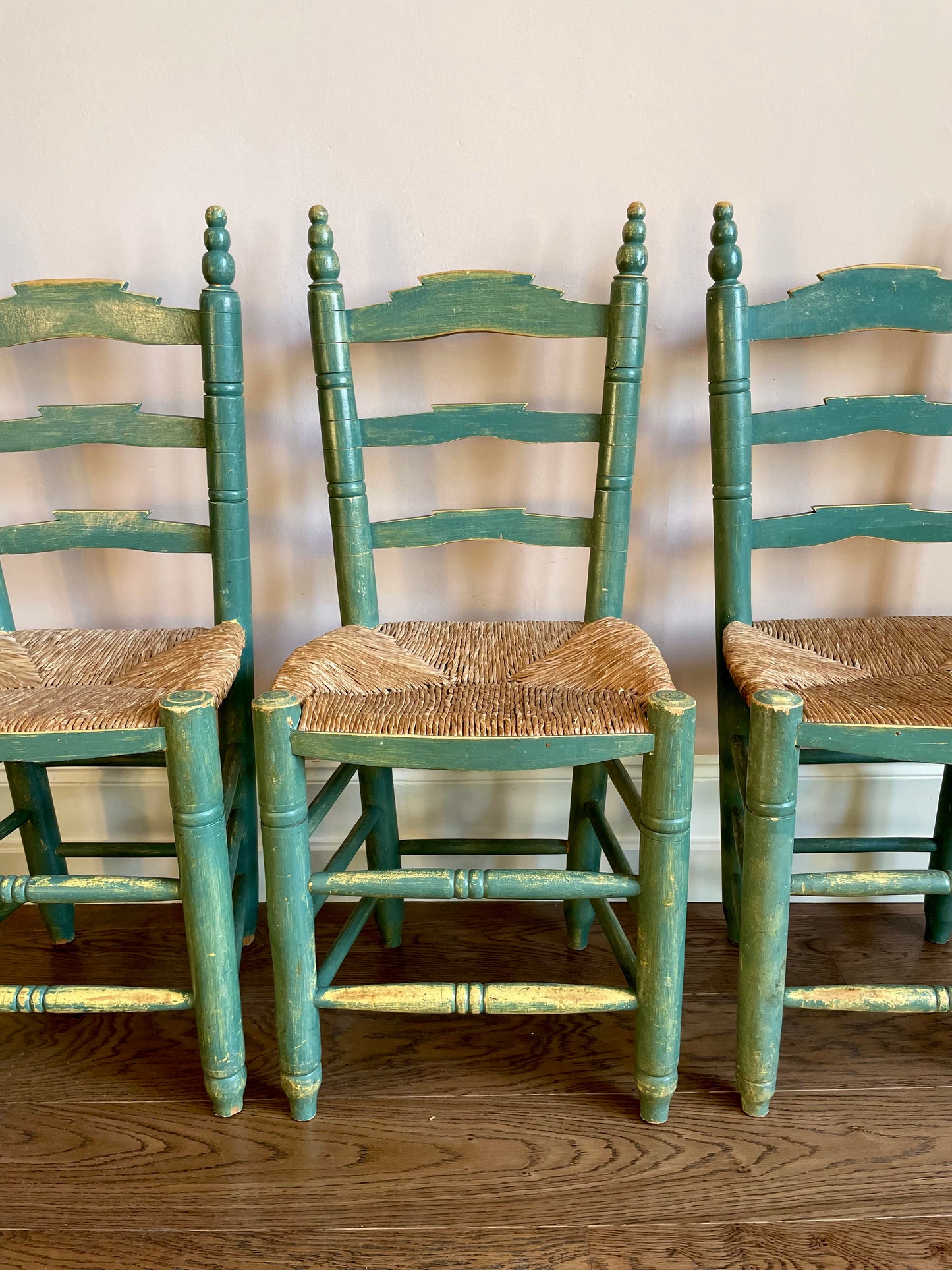 Early C20th Rustic Folk Farmhouse Chairs