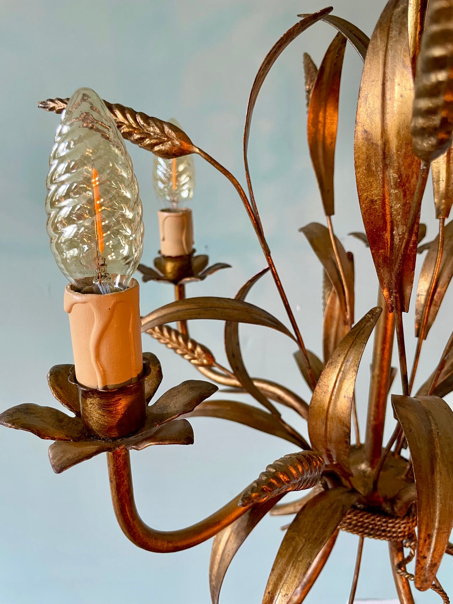 1960s Hans Kögl Wheatsheaf Chandelier
