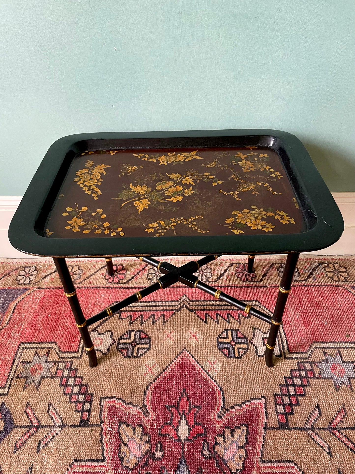 Victorian Lacquered Papier-Mâché Tray Table
